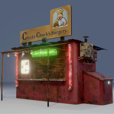 Cyberpunk Burgerpoint