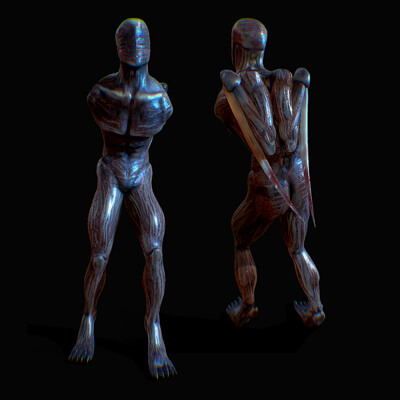 Demon Horror Character - Rig  Animations