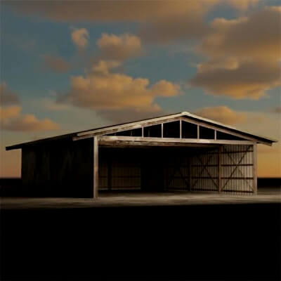 Industrial Hangar Warehouse