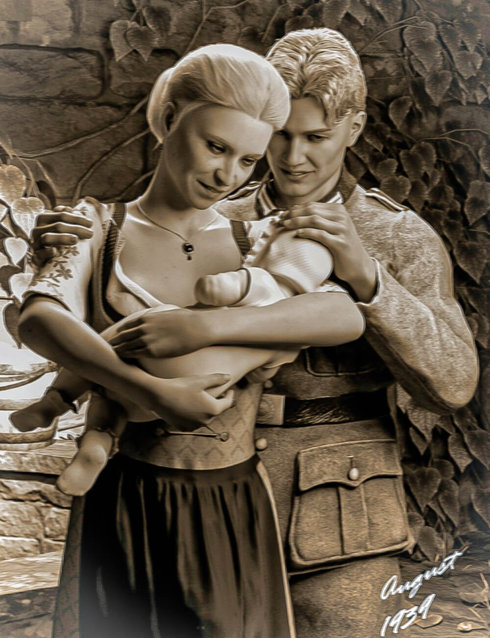 The last picture 3D Render, Digital Art by Pizzaundbier