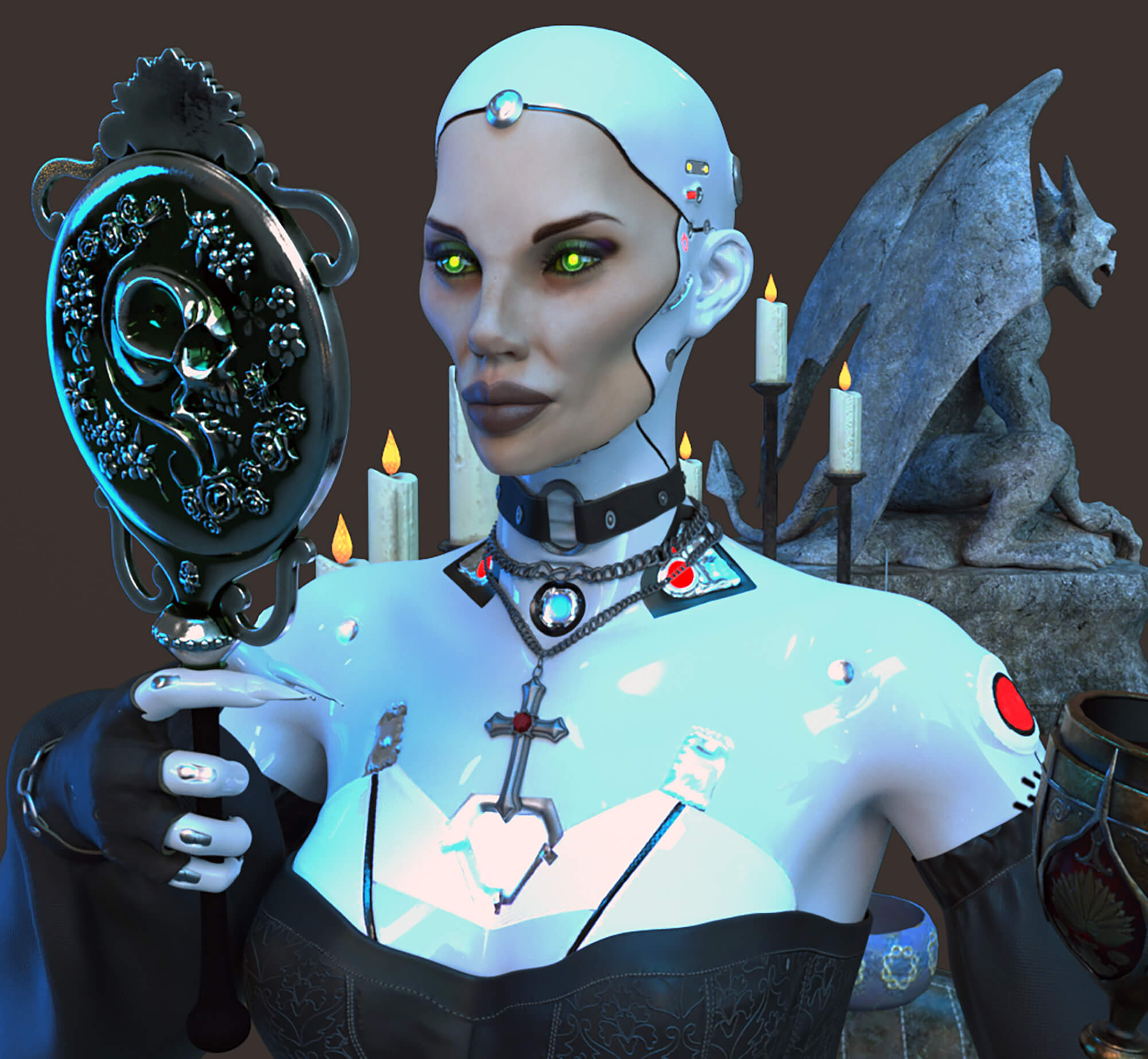 Dabbling in The Dark Arts 3D Render, Digital Art by pjcervantes