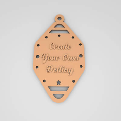 Create Your Own Destiny Cute Keychain