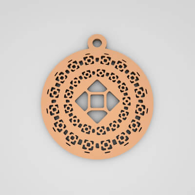 Cute Keychain Design CKD30 - 3D Model by pk3dstore