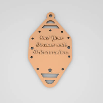 Fuel Your Dreams With Determination Cute Keychain