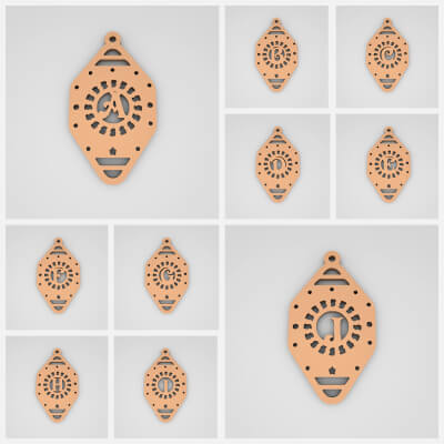 Initial Stylish Monogram Keychain Collection