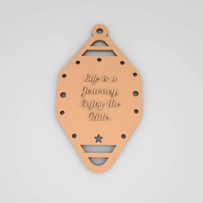 Life Is a Journey Enjoy The Ride Cute Keychain