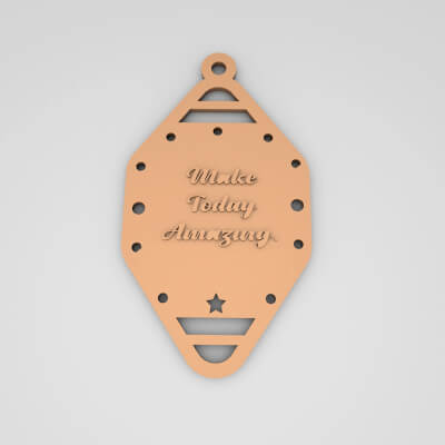 Make Today Amazing Cute Keychain