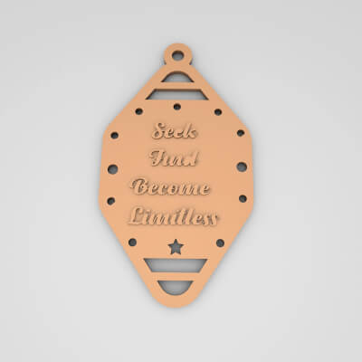Seek Find Become Limitless Cute Keychain