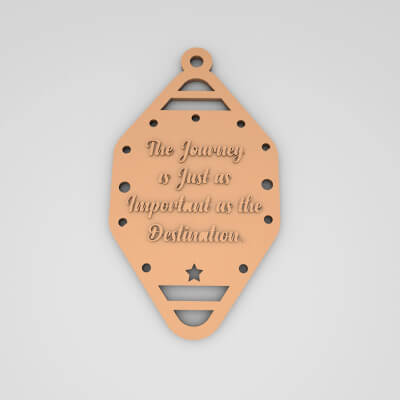 The Journey Is Just as Important Cute Keychain