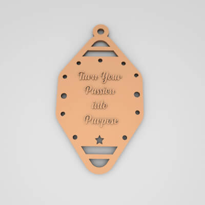 Turn Your Passion Into Purpose Cute Keychain