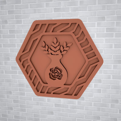 Wall Sculpture WSHD122