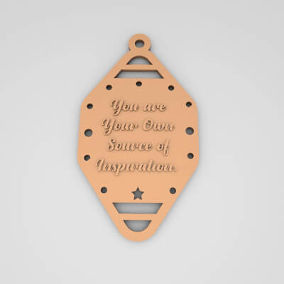 You Are Your Own Source of Inspiration Cute Keychain