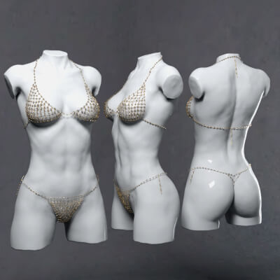 Diamond Bikini by platero3d