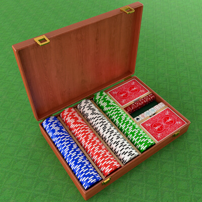 Poker Equipment Collection - 3D Model by Plutonius3d
