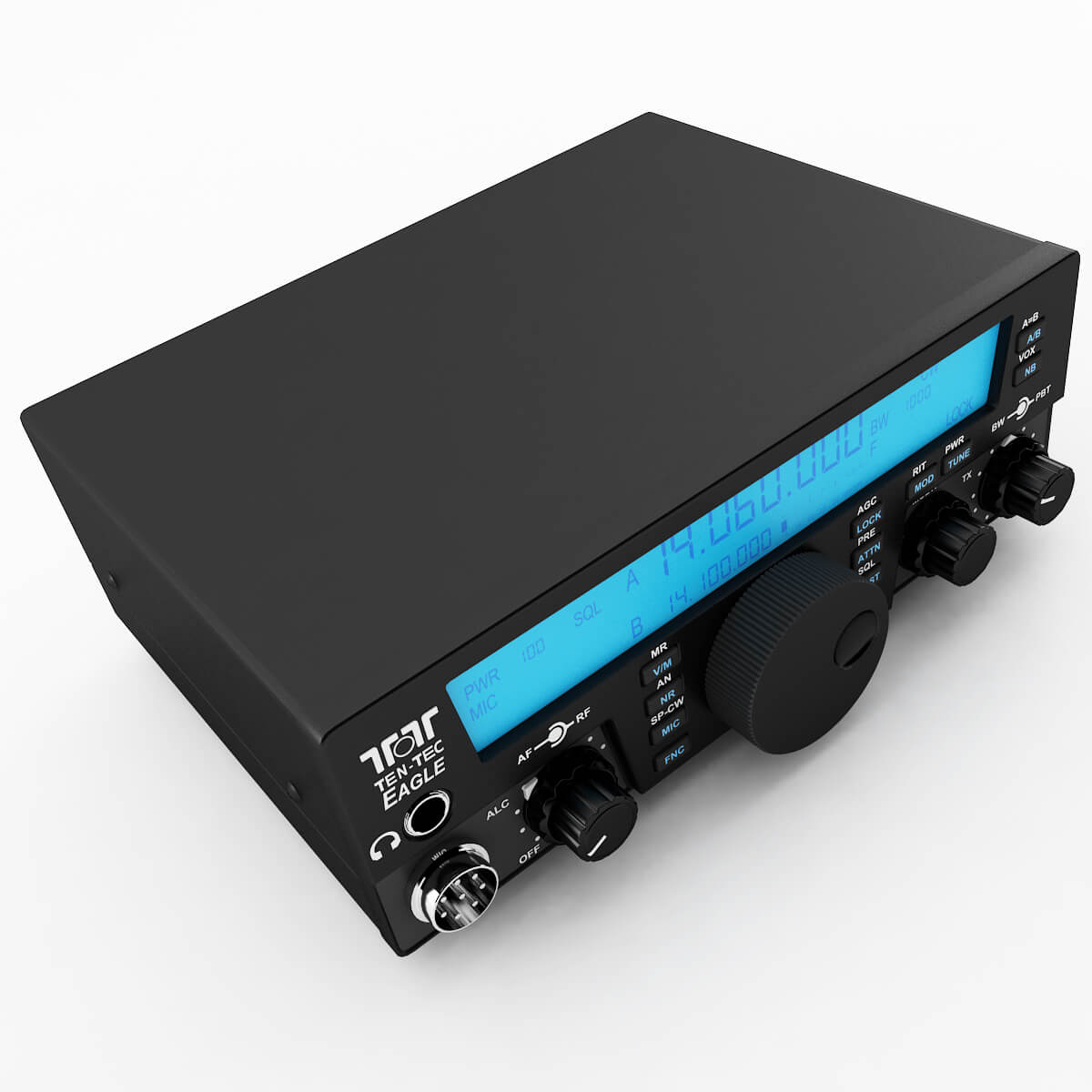 Ten Tec Eagle Transceiver Ham Radio - 3D Model by Plutonius3d
