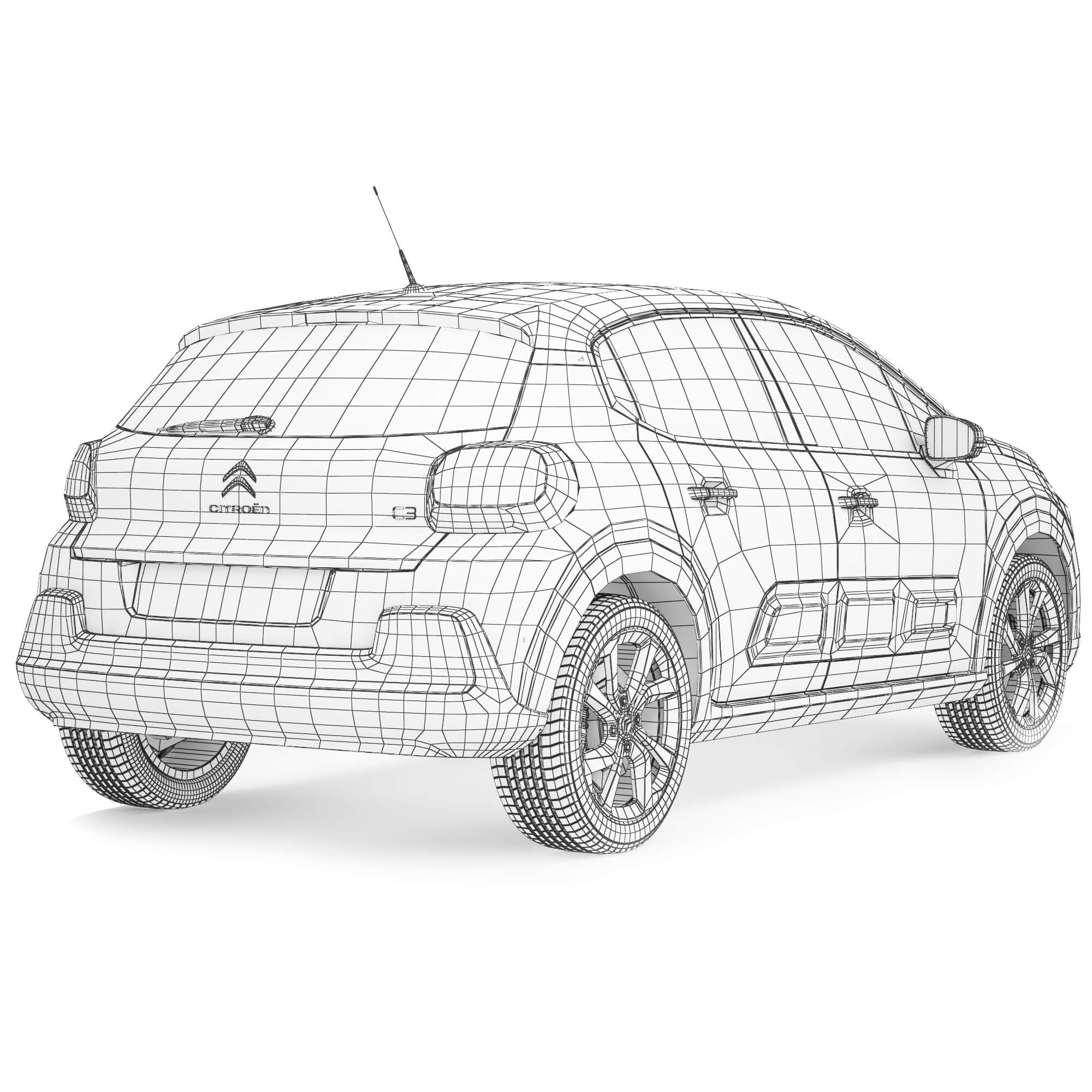 Citroen C3 2020 - 3D Model by podshyvalov