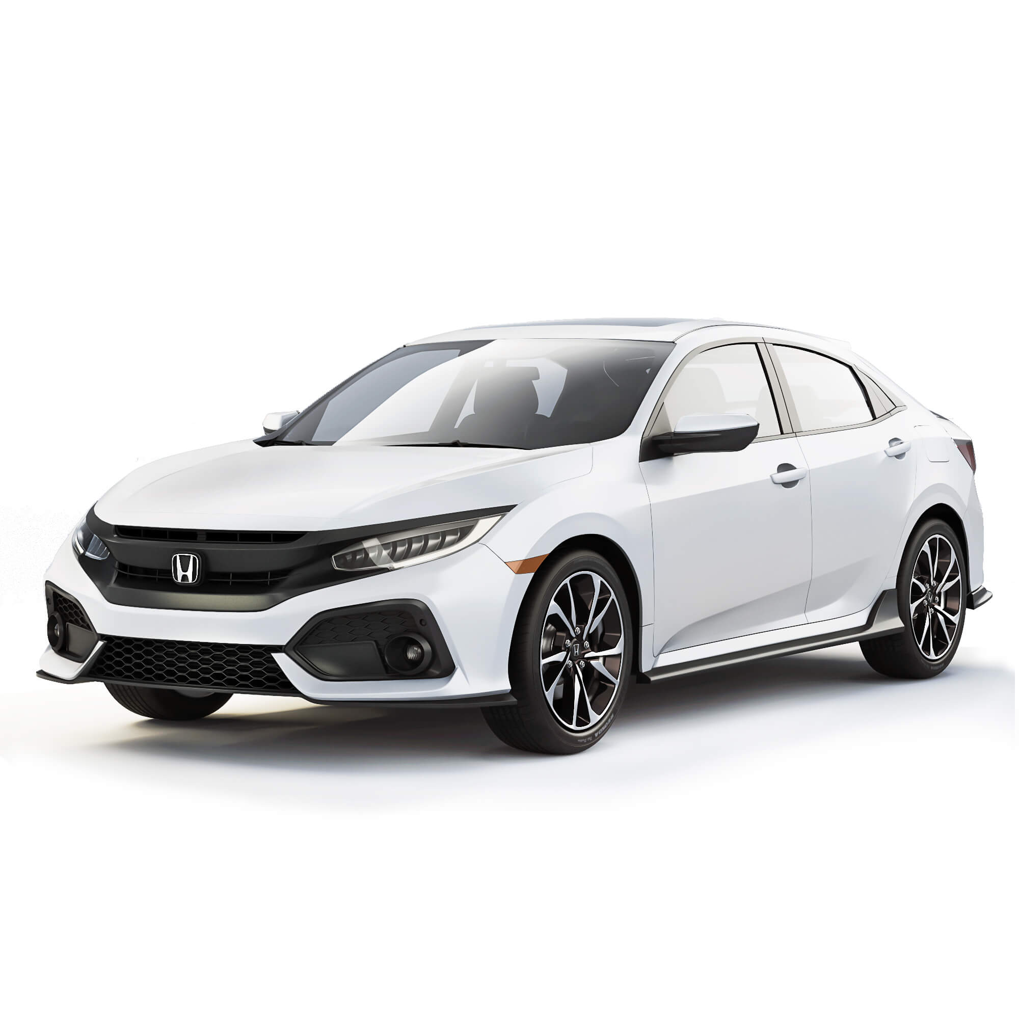 Honda Civic Hatchback 2017 3D Model by podshyvalov