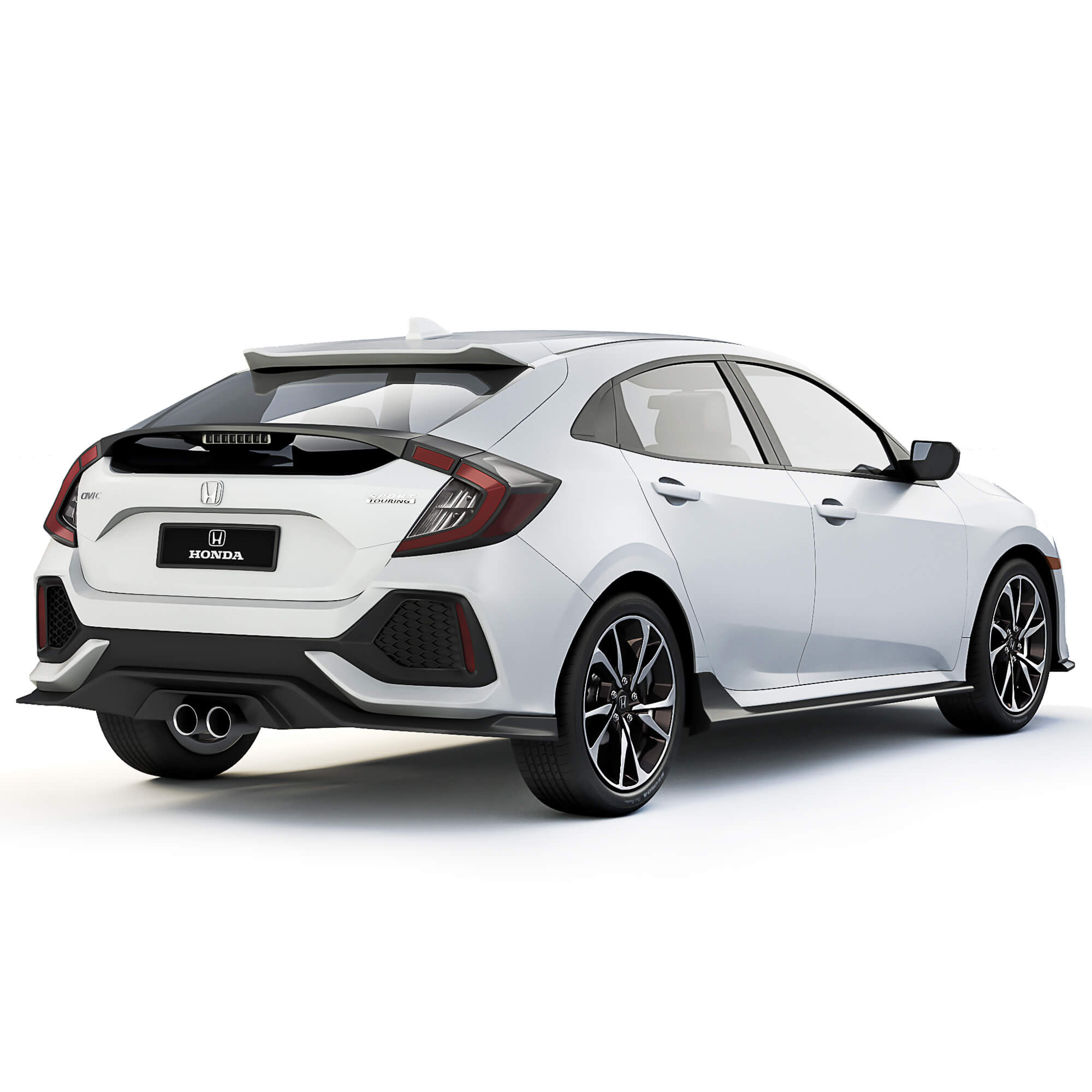 Honda Civic Hatchback 2017 - 3D Model by podshyvalov
