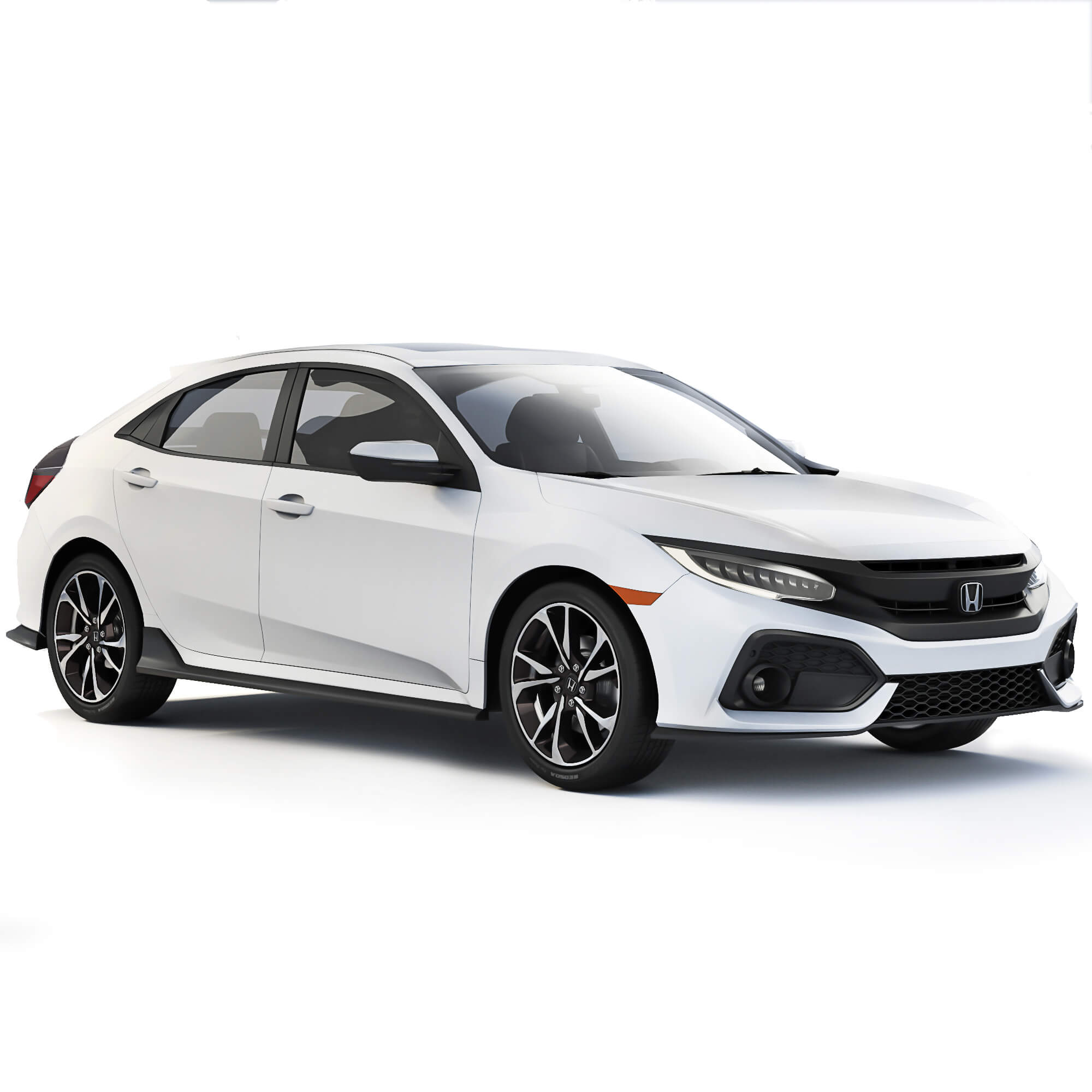 Honda Civic Hatchback 2017 - 3D Model by podshyvalov