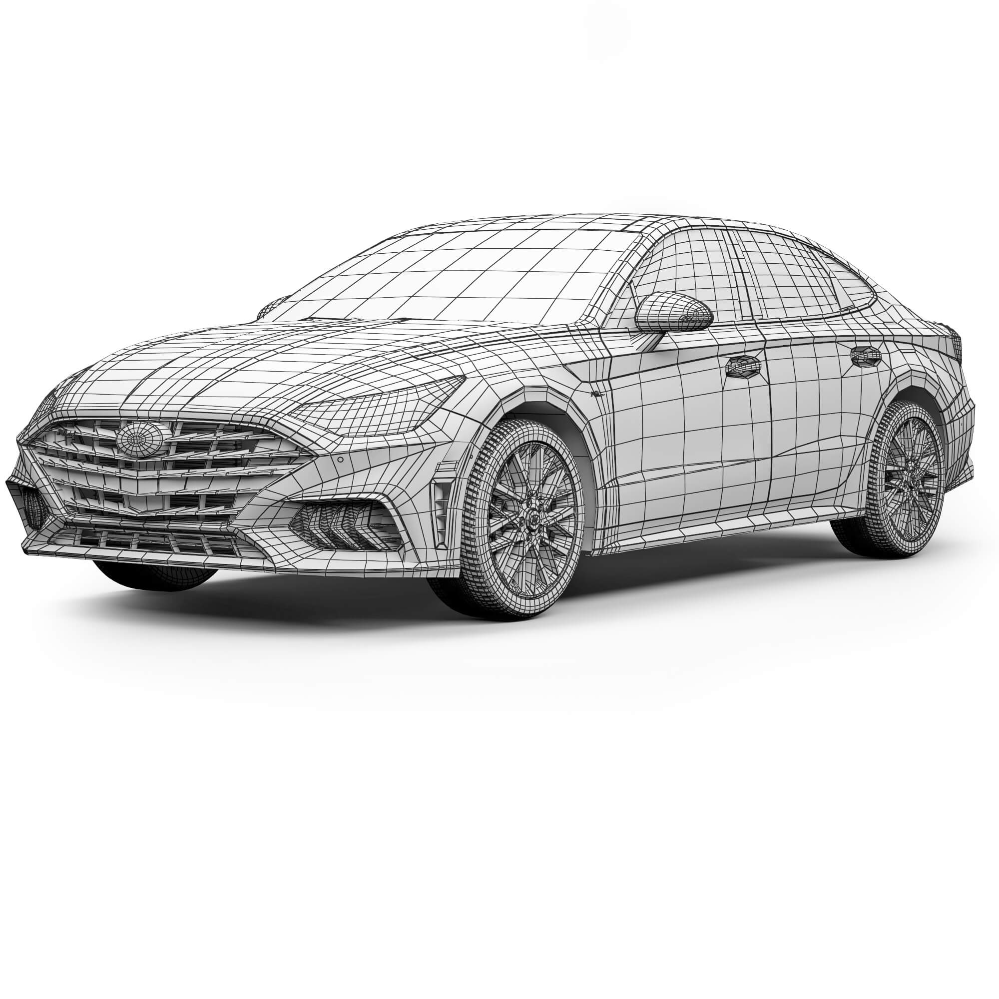 Hyundai Sonata N-Line 2020 3D Model by podshyvalov