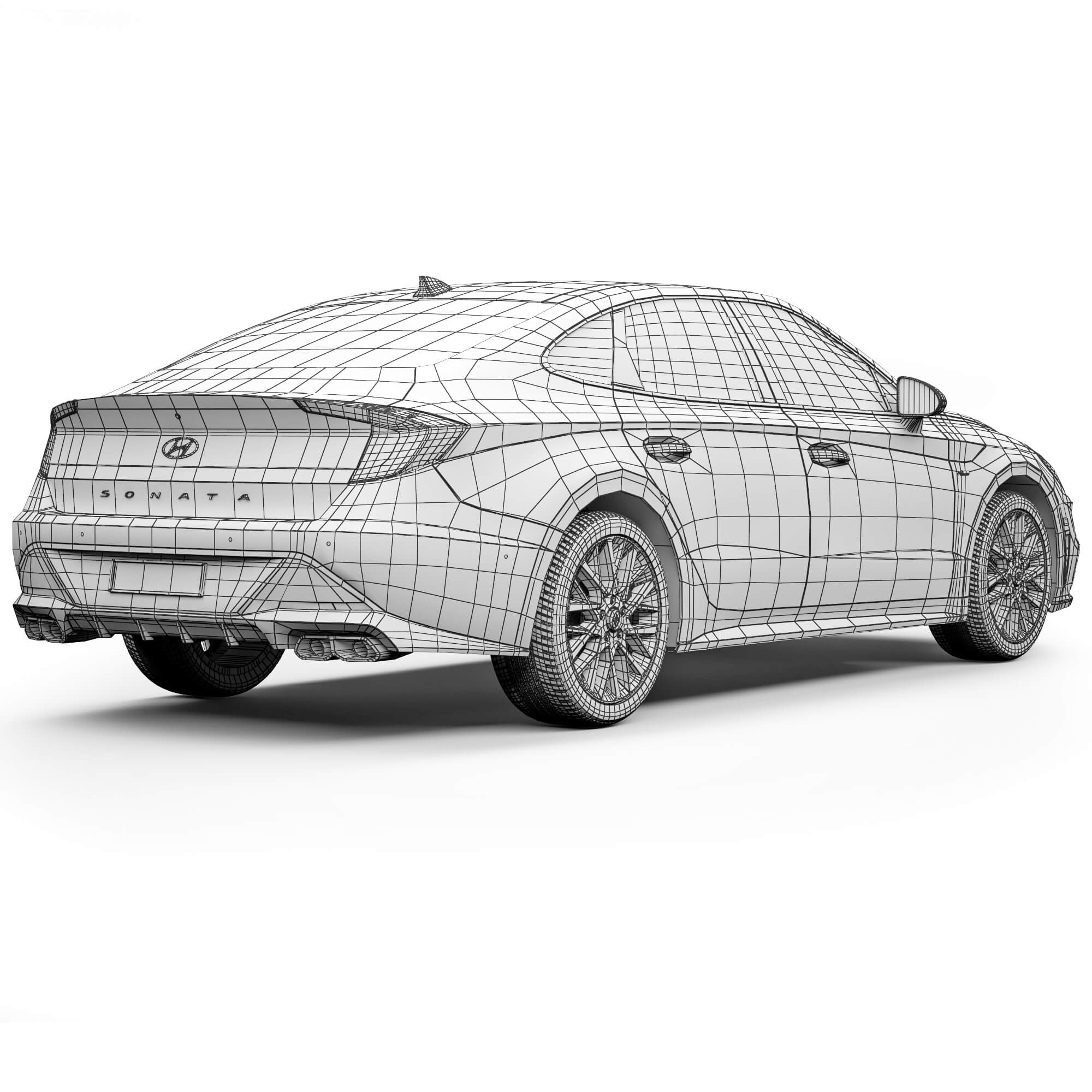 Hyundai Sonata N-Line 2020 3D Model by podshyvalov