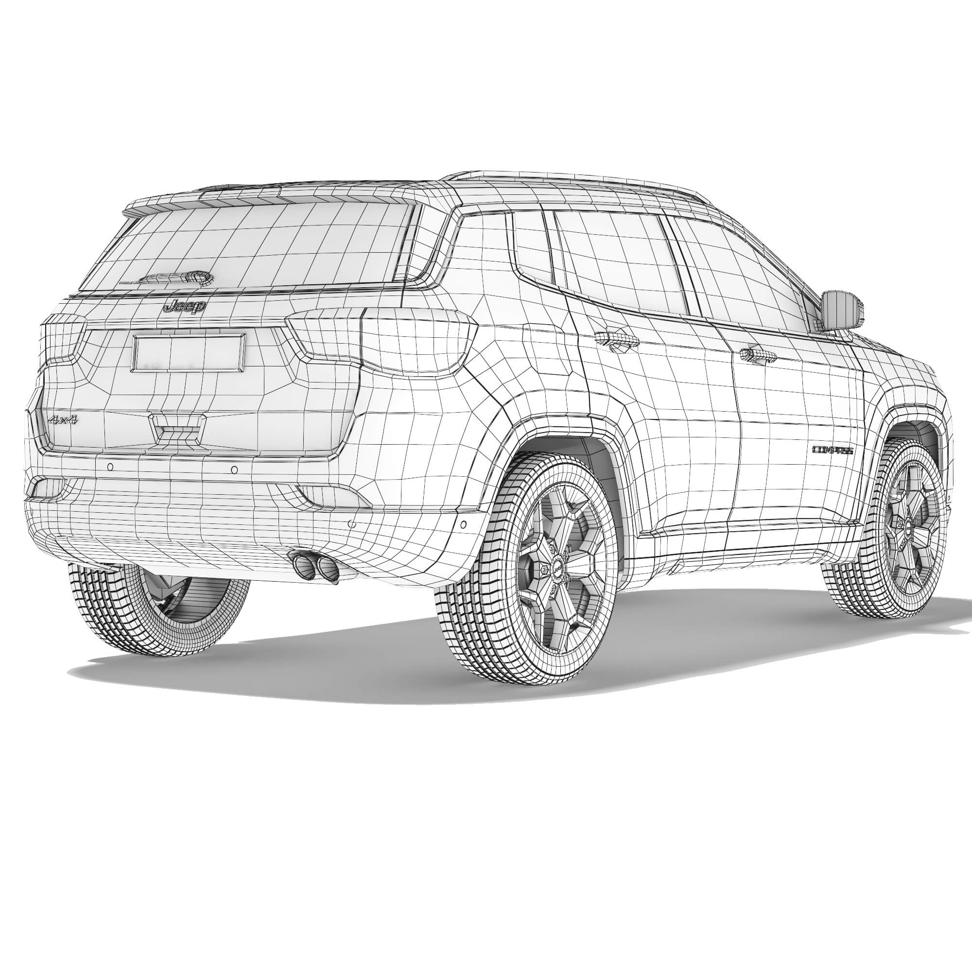 Jeep Compass 2022 3D Model by podshyvalov