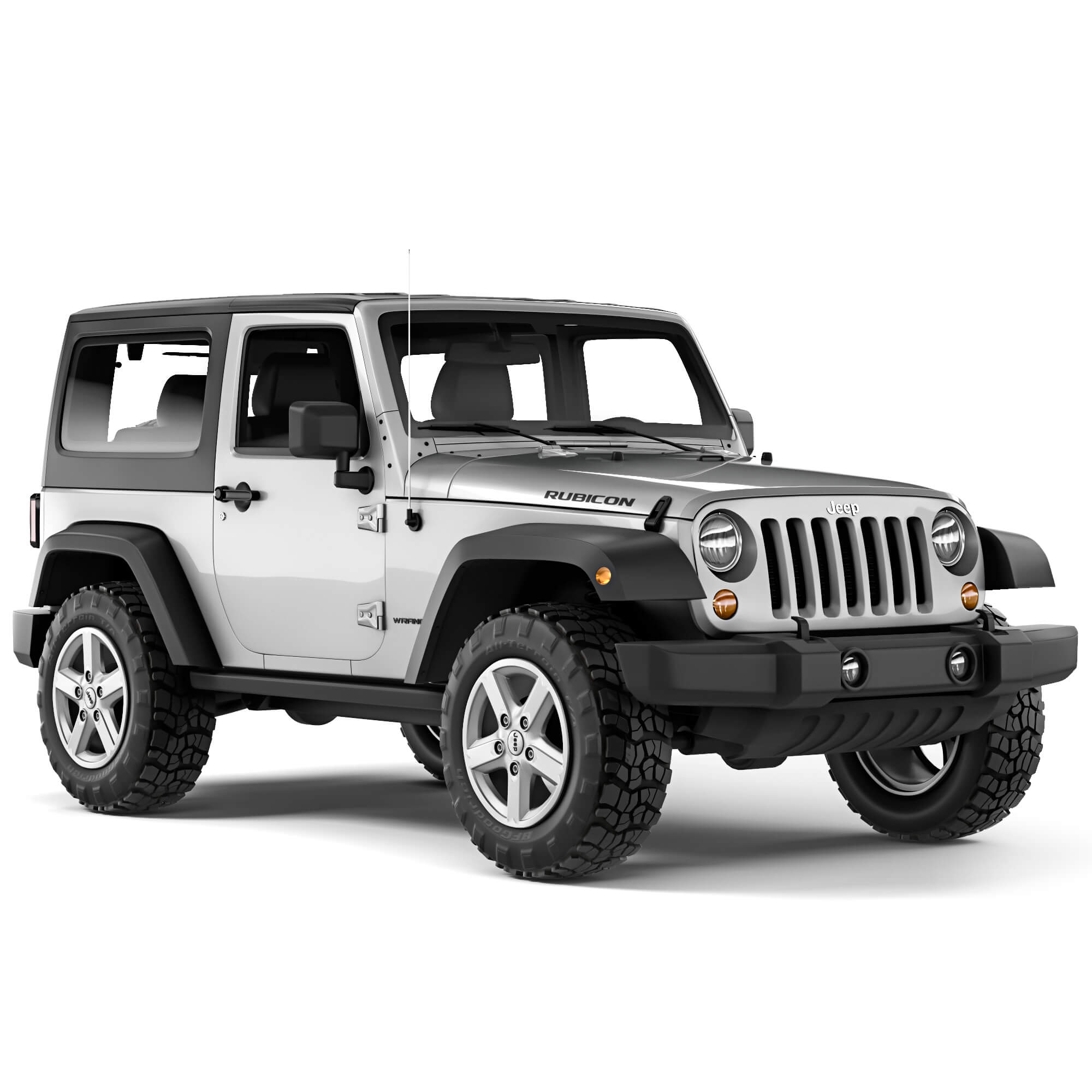 Jeep Wrangler Rubicon 2007 - 3D Model by podshyvalov
