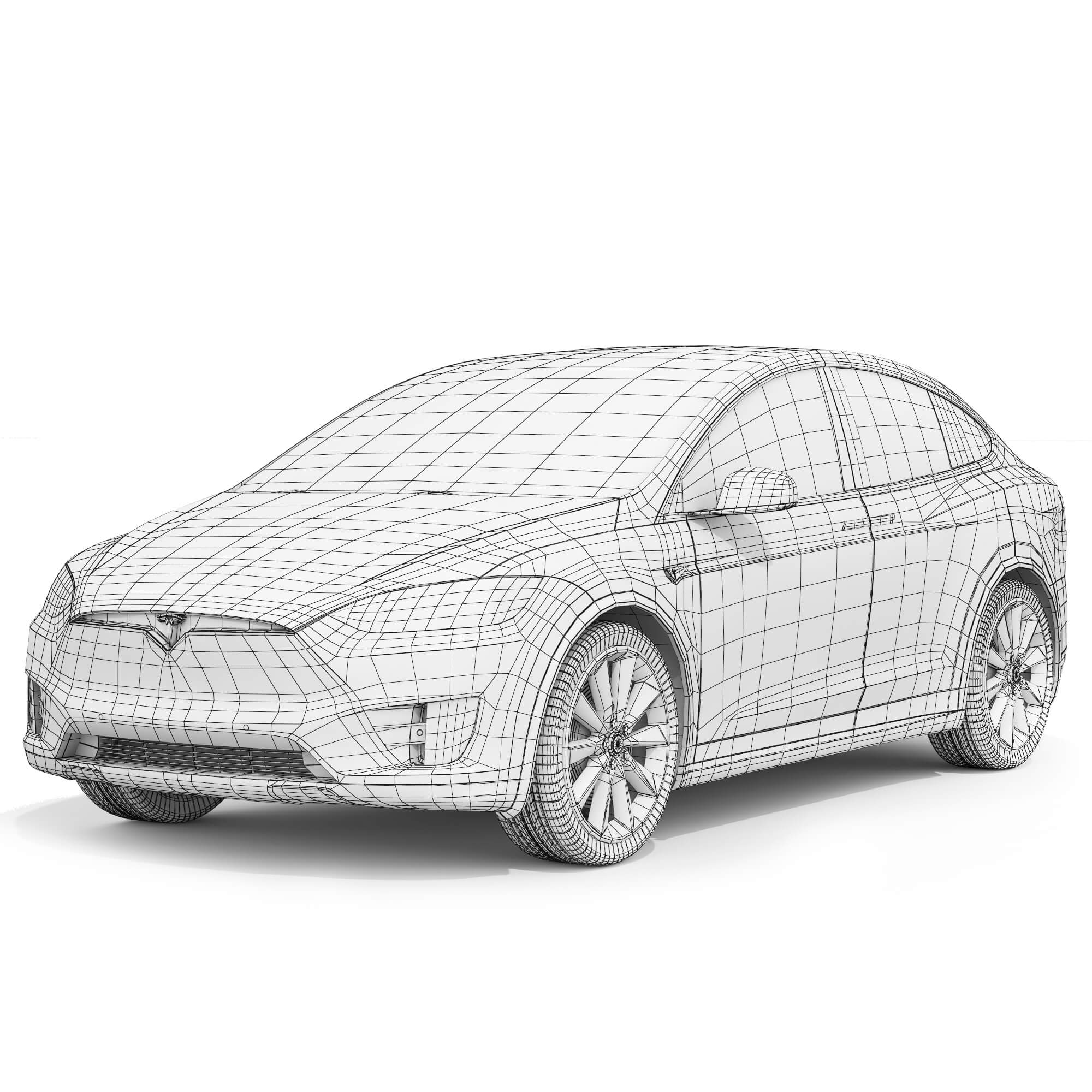 Tesla Model X 2017 by podshyvalov