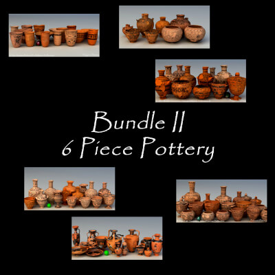 Bundle II 6 Piece Pottery