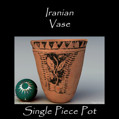 Iranian Vase Single Piece Pot