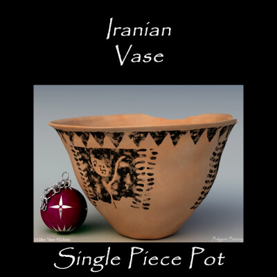 Iranian Vase Single Piece Pot