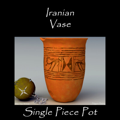 Iranian Vase Single Piece Pot