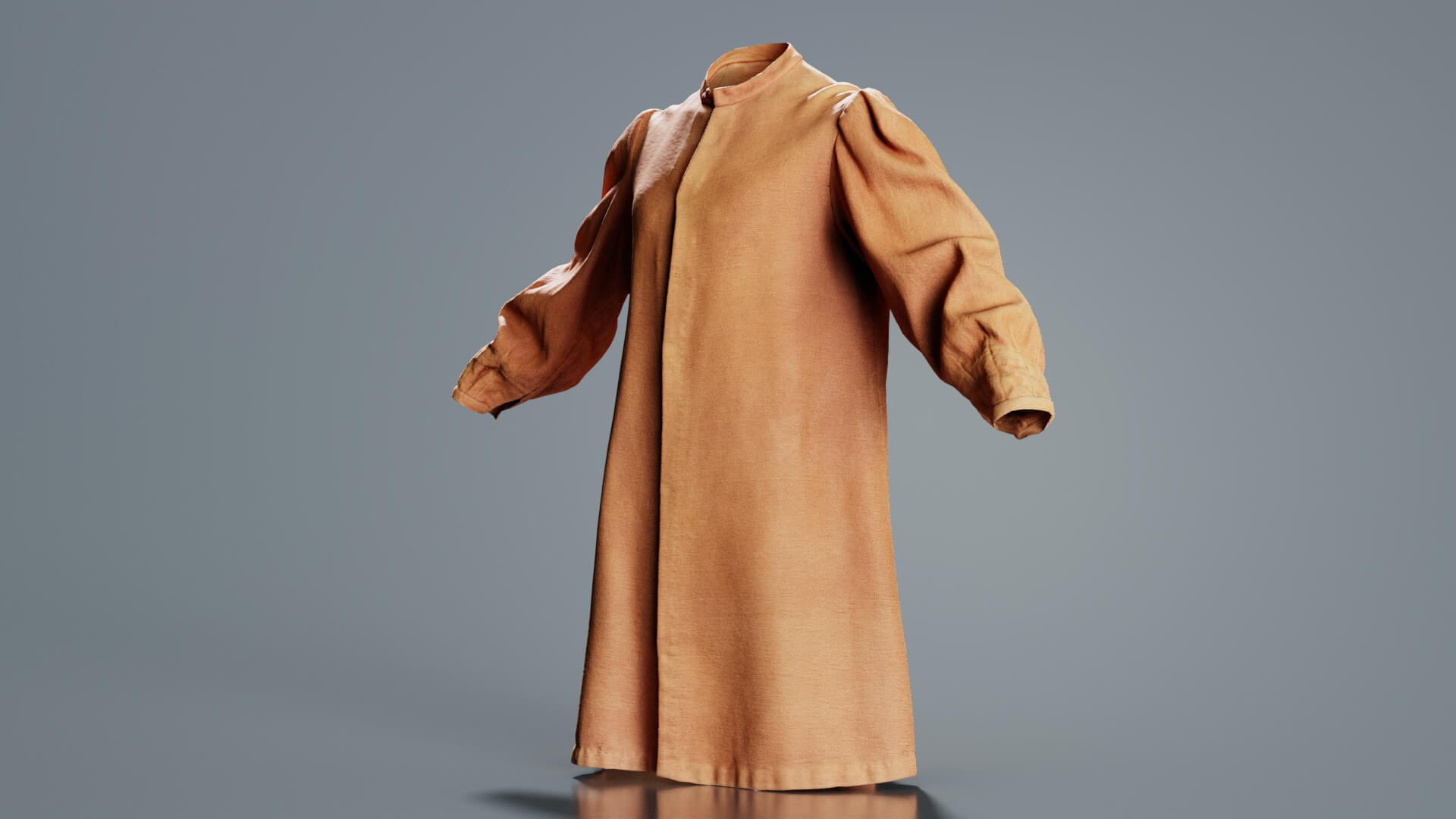 Armored Soldier Robe - 3D Model by Polygonal Miniatures
