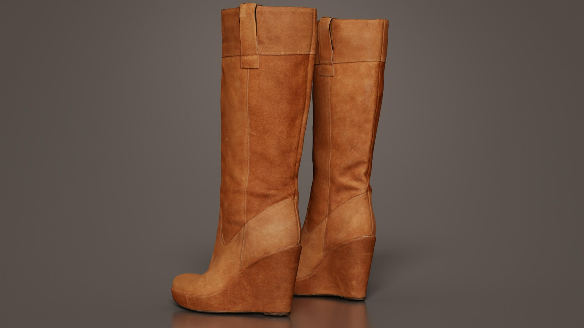 Brown Sleeve Boot - 3D Model by Polygonal Miniatures