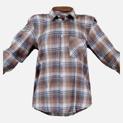 Brown Squares Shirt