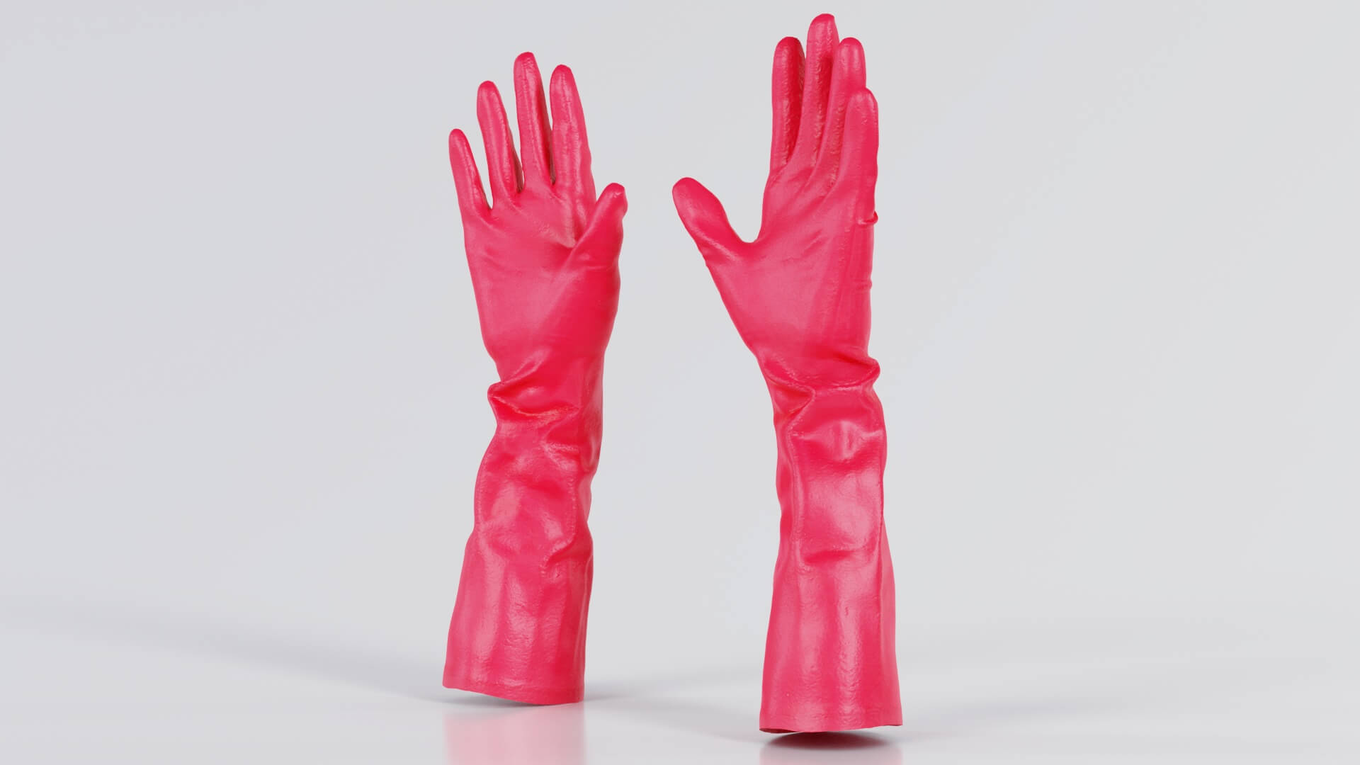 KingSeal 21-Inch Disposable Poly Gloves - Latex-Free Elbow Length Protection For Food & Cleaning