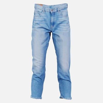 Jeans Trousers Medium Length Pants