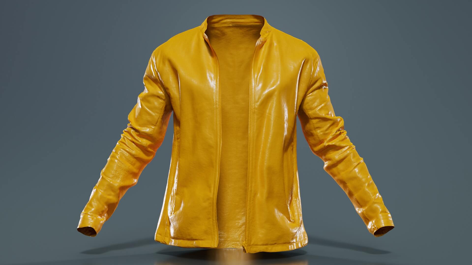 Leather Jacket Open - 3D Model by Polygonal Miniatures