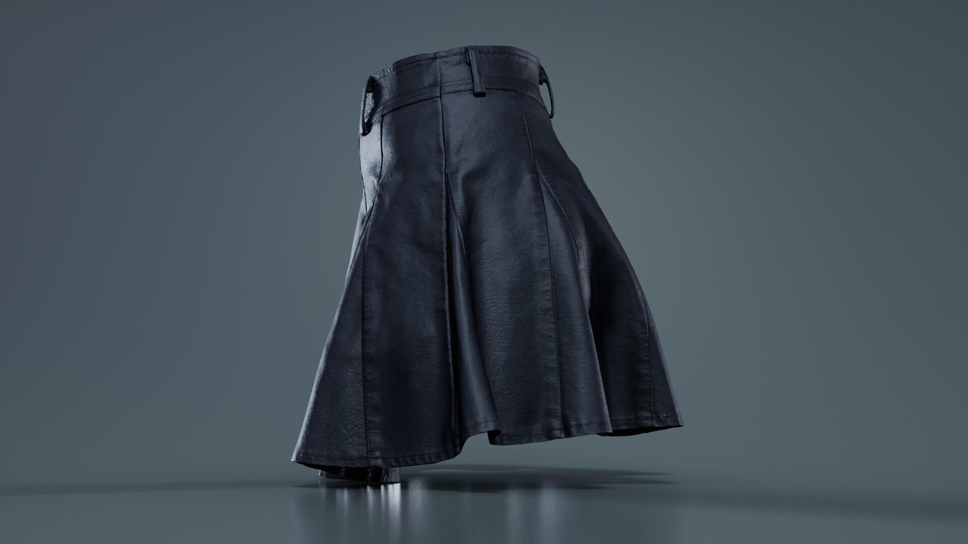 Leather School Girl Skirt