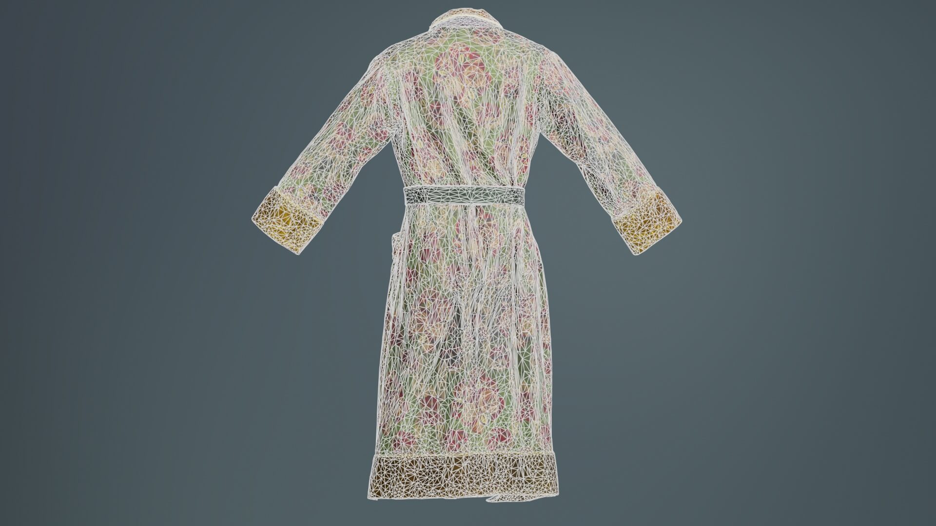 Robe Historic Detailed Closed - 3D Model by Polygonal Miniatures