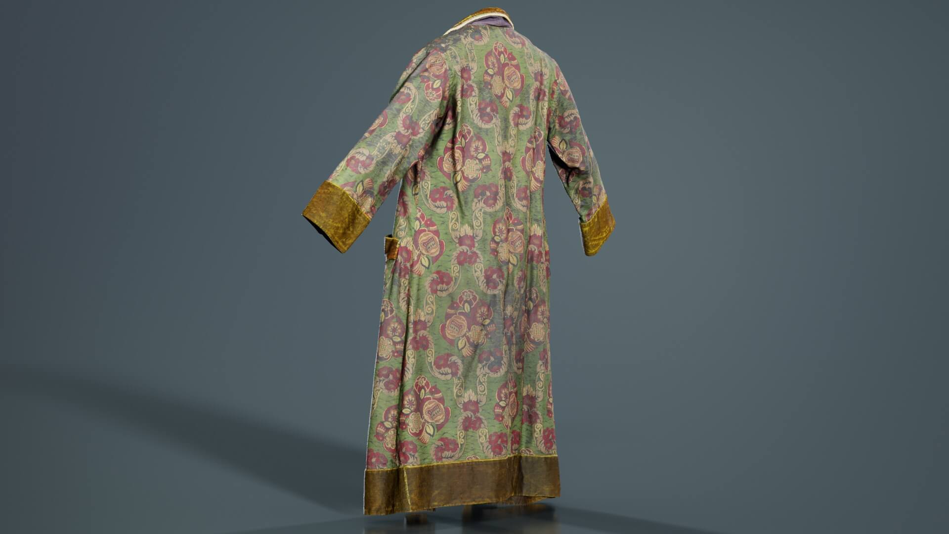 Robe Historic Detailed Open - 3D Model by Polygonal Miniatures