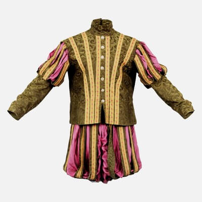 Triangle Decorated Historic Costume