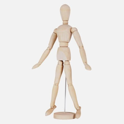 Wooden Mannequin Pose 01