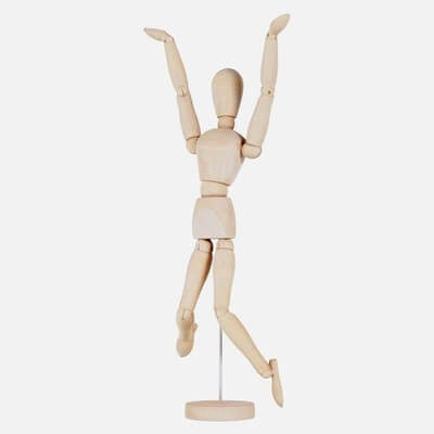 Wooden Mannequin Pose 09