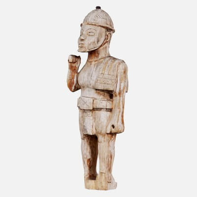 Wooden Soldier Wood Carved
