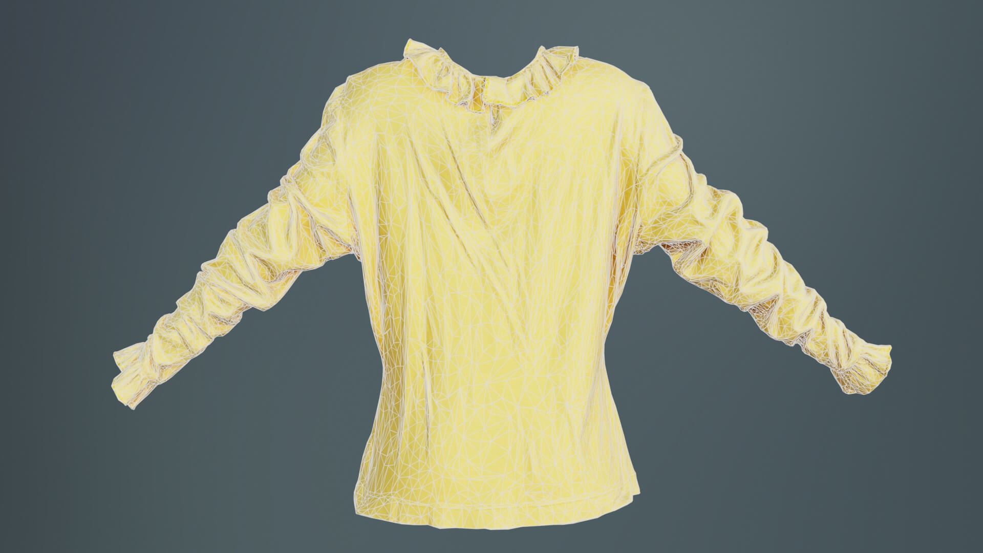 Yellow Shirt - 3D Model by Polygonal Miniatures