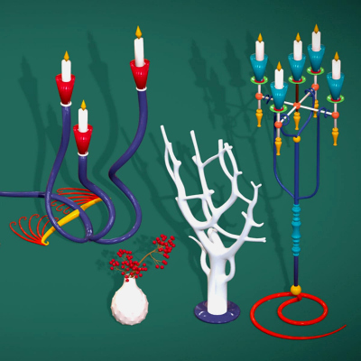 Show Pieces Pack - Antique Decorative Art Pack Interior Prop