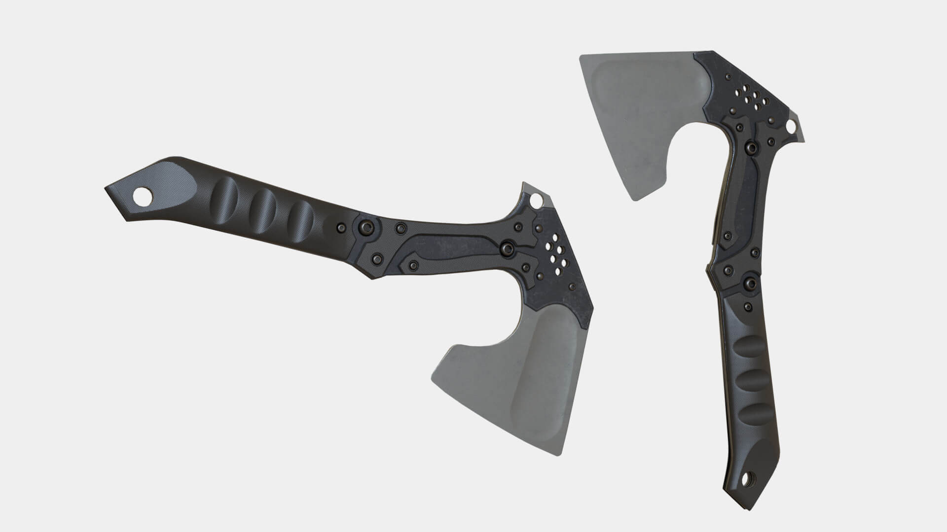 Tactical Axe 3D Model by Polygonal