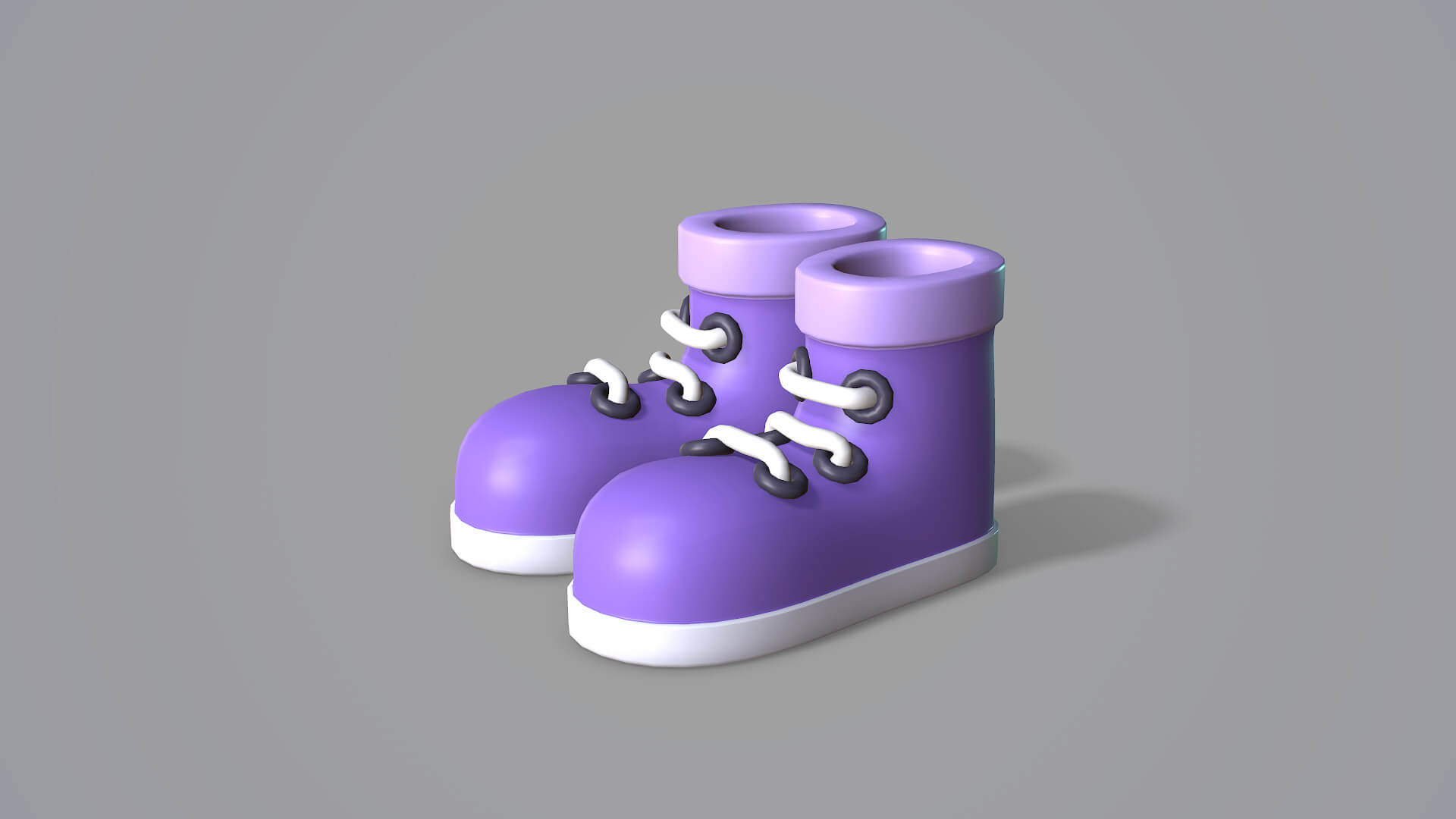 Cartoon Shoe 3D Model by polygun