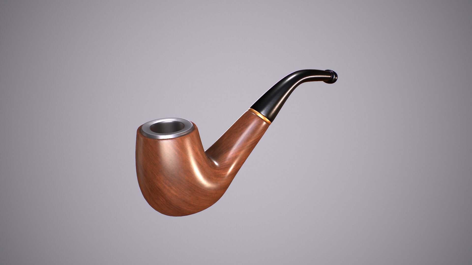 Tobacco Pipe 3D Model by polygun